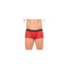 Boxer rouge en dentelle délicate 